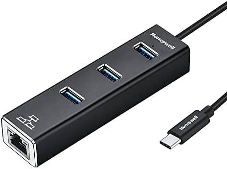 USB 3.0 Hub With Ethernet Adapter - 1GB RJ45, USB A To Ethernet, Compatible With Windows, Mac OS, Linux
