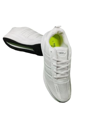 ysegastar M-1 Waterproof Walking Shoes with Non-Slip Sole No. 231, Lightweight and Durable Design, High Top Support (Full White, UK Footwear Size System, Adult, Men, Numeric, Medium, 9)-picture-15