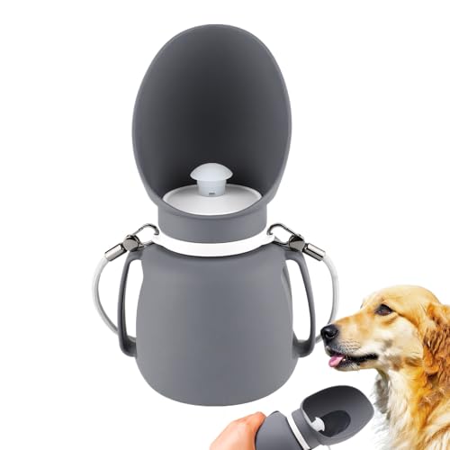 Dog Water Dispenser - Dog Water Bottle | 800ml Foldable Leakproof Travel Liquid Bottle With Lanyard For Small Medium Large Puppy