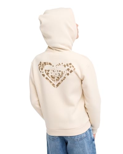 Sweat à capuche Roxy Surf Feeling fille pull beige 8 ans - 2