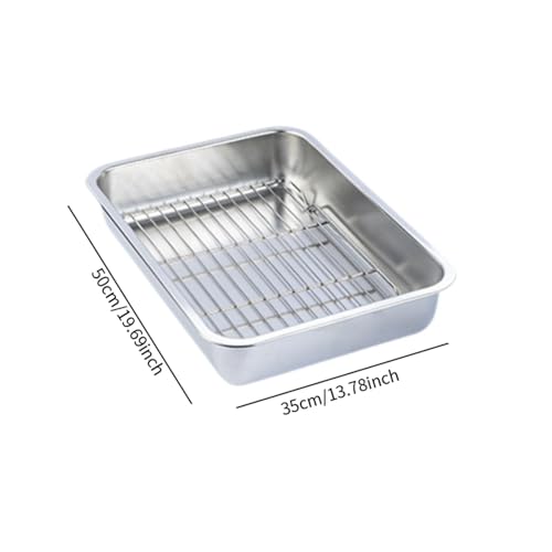 Plaque de cuisson avec grille pour rôtir sainement sans graisse - 4