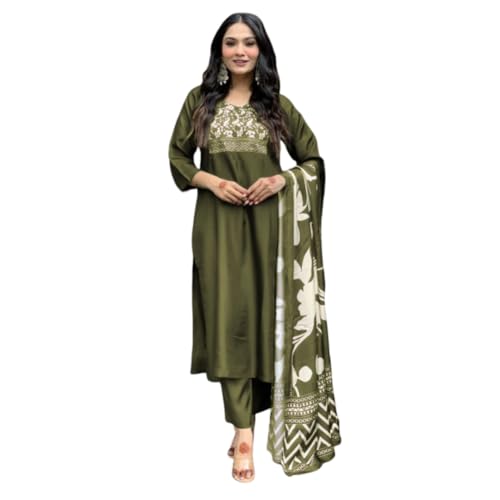 Image of SHIENZY Cotton Blend Kurta Set for Women