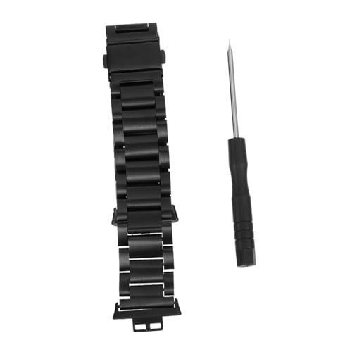Correa de acero inoxidable compatible con Watch Fit y pulsera metálica de cierre seguro