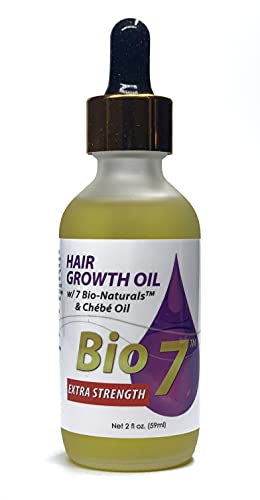 By Natures Bio 7 Hair Growth Oil Extra Strength 2 Oz