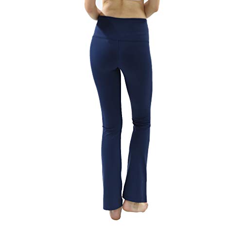 Image of Private Island Women UPF 50+ Bootcut Long Leggings Pants Pocket Swim Beach Swimsuit Rash Guard Bathing Bottom