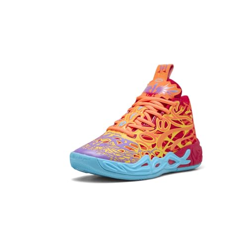 PUMA Kids Boys Mb.04 Phoenix Basketball Sneakers Shoes - Orange, Red2