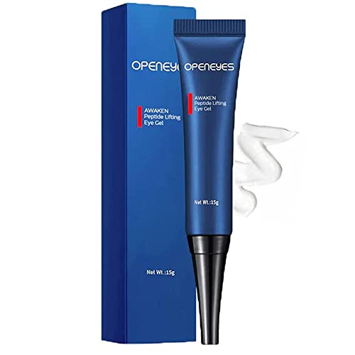 Laluerck Awaken Peptide Lifting Eye Gelã € Effet magique Awaken Peptide Depuffing Eye Gel, Peptide Lifting Eye Gel pour les yeux – Réduit les poches, les cernes, sous les poches oculaires, les rides