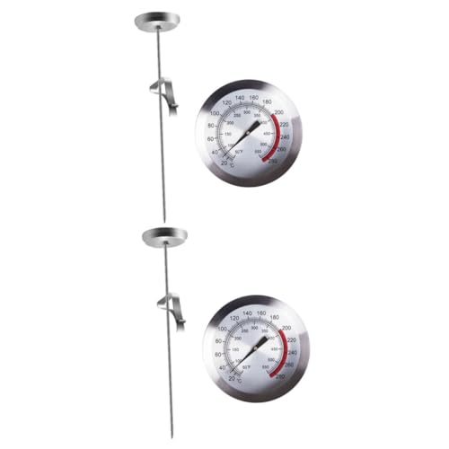 ABOOFAN 2 pcs Food Thermometer Precision Cooking Thermometer for Meat BBQ and Poultry Easy to Use for Accurate Heat Readings