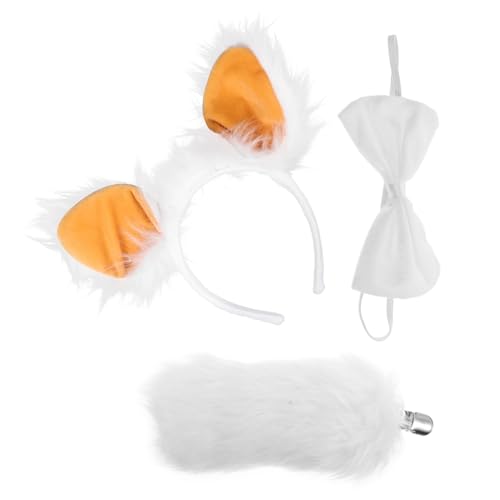 OATIPHO 1 Establecer Accesorios De Pelo De Felpa Animales La Diadema De Bebé Animal Suministros De Cosplay De Oveja De La Oreja De Cordero Oívas Oívas Ligeras Orejas De Oveja Pequeñas