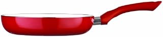 Premier Housewares 408172 Frying Pan Non-Stick Ceramic Non Stick Pancake Frying Pan Red Ceramic Frying Pans Non Stick Frying Pan 28cm