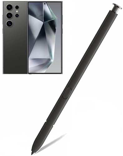 Galaxy S24 Ultra S Pen Replacement for Samsung Galaxy S24 Ultra 5G Touch Stylus Pen 4096 Levels of Pressure Sensitivity S24 S Pen (Without-Bluetooth) 0.7mm Fine Tip for Precision S24 S Pen (Blcak)