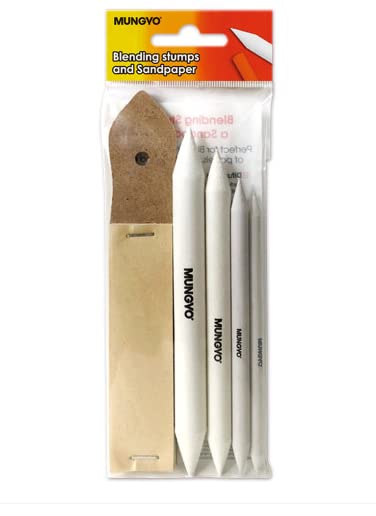 Mungyo Gallery Artists' Soft Oil Pastels Set of 72 Assorted Colors (MOPV-72W) With Blending Tortillon, Sandpaper, Eraser - Image 2