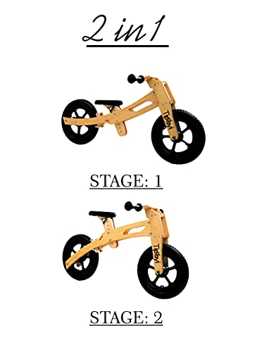 Image of Tipayi Balance Bike for Kids (2in1, Hot Pink)