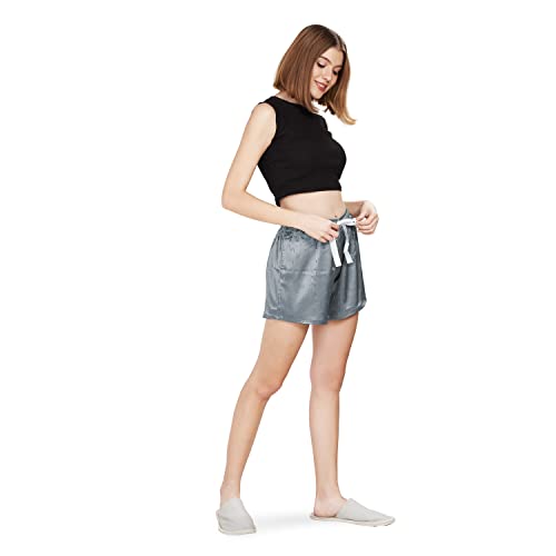 Image of WEET Satin Shorts for Women's | Lounge Shorts