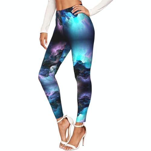 Leggings de compresión suaves de galaxia para tus entrenamientos diarios