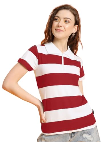 Image of THE DRY STATE Women Cotton Half Sleeve Round Neck Tshirt
