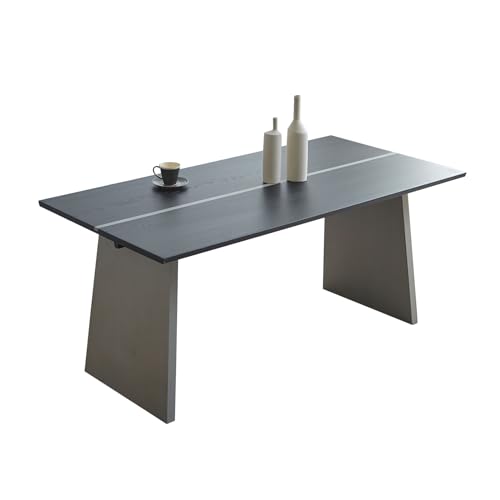 KAGUCOCO �e�[�u���P�i [�n�[�v ��160cm �u���b�N] �A�b�V���� 4�l�|�� ������� �O���[�C���e���A pc�f�X�N �p�\�R���f�X�N ���r���O �w�K�� �H�� �J�t�F �k�� �O���[ �a�� �m�� �a���_��