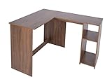 【Material duradero】: la madera reforzada, la mano de obra delicada y el revestimiento protector aseguran que nuestro escritorio de la computadora de la esquina tenga una calidad y resistencia superiores, es resistente al desgaste, envejecimiento y deformación, sin sacudidas o movimientos serios, muy duradero durante años