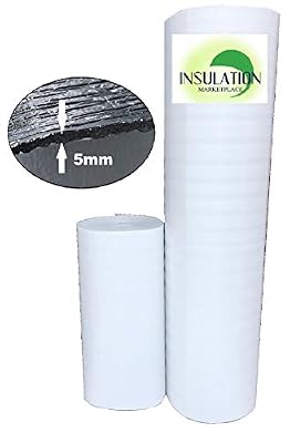 SmartSHIELD -5W 24"x50ft Reflective Insulation roll, Cold and Heat Shield, Foam Core Radiant Barrier, Thermal Insulation