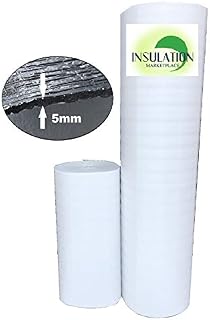 SmartSHIELD -5mm 24"x50ft White Reflective Foam Core Insulation roll, Cold and Heat Shield
