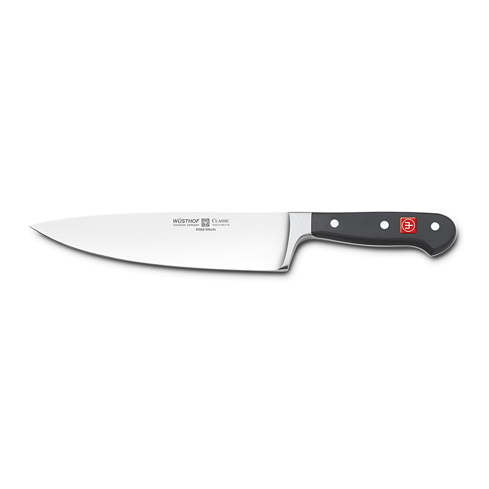 WÜSTHOF Classic 8 Inch Chef’s Knife,Black,8-Inch