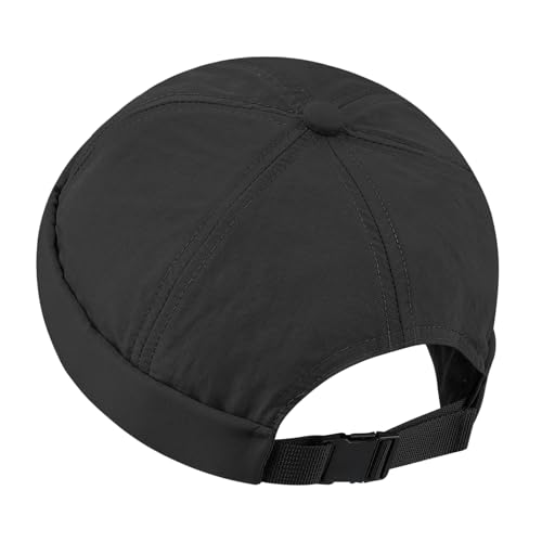 Image of CLAPE Lightweight Breathable Brimless Cap Street Casual Versatile Summer Quick Dry Docker Cap No Brim Sailor Cap Leon Cap