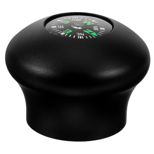 Abaodam Portable Multifunctional Trekking Pole Head Cover with Compass for Hiking and Climbing Adventures Lightweight Durable Ergonomic Design for Easy Carrying and Precise Navigation