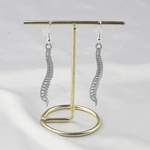 CENWA Stainless Steel Spine Earrings Scoliosis Disease Earrings Chiropractor Earrings Spine Doctor Gift3