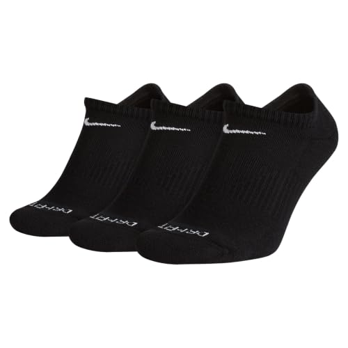 Image of Nike Everyday Plus Cushion Training No-Show Socks (3 Pairs)