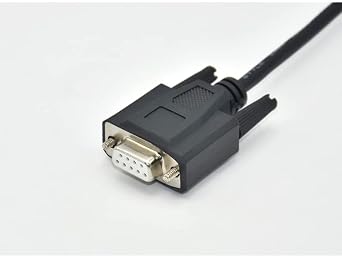 PC-PPI Compatible Programming Cable S7-200 Serial RS232 to RS485 Black 2m