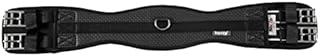 HORZE Dallas Dressage Girth | Lightweight and Breathable - Black - 26 in