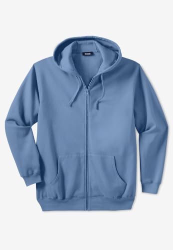 Image of KingSize Men's Big & Tall Fleece Zip-front Hoodie Jacket