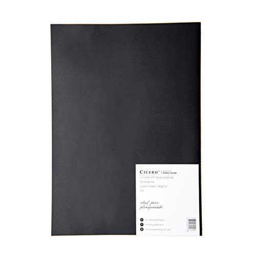 Agenda Planner, Cicero, 6016, Preto