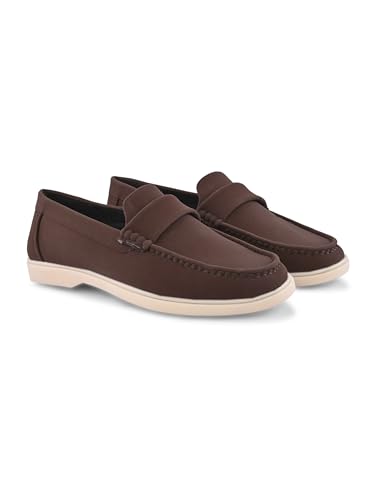 Image of Prolific Men's Slip-On Super Cushioned Loafer Shoes|Stylish & Comfortable with Soft Cushioned Insole