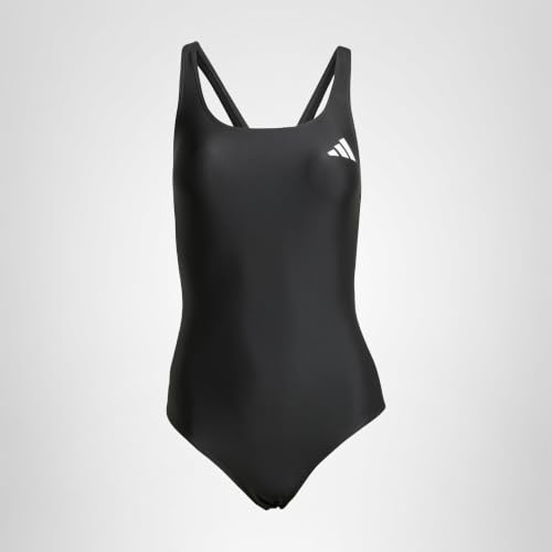 adidas Damen V-Back Swimsuit Swimwear, Black, 36