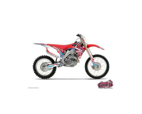 Kit déco moto cross Honda 250 CR Kutvek Kenny personnalisation plastique
