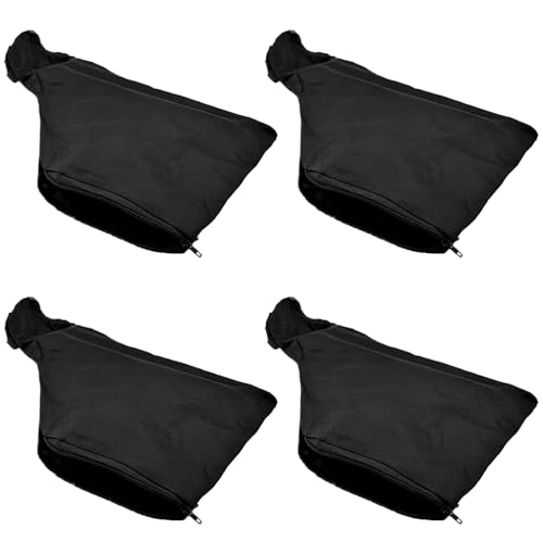 TRKETK 4 Piezas Bolsas para Aserrín, Bolsa de Recogida Ajustable Bolsas para el Polvo de Sierra Ingletadora Negra con Cremallera Bolsas para Herramientas Eléctricas Bolsas para Sierras de Mesa