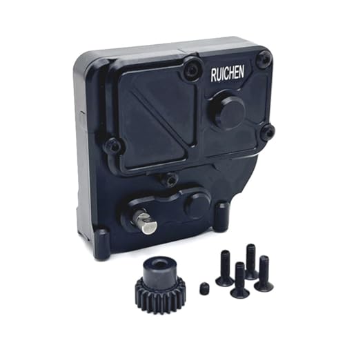 XBERSTAR Ensamblaje de caja de cambios RC para MJX Hyper Go 1/12 H12Y H12Y+ RC Motor Gearbox Gear (negro)