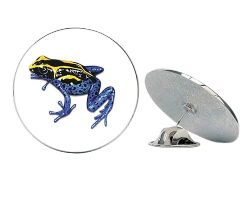 Blue Poison Dart Frog Coloful Beautiful Dangerous Metal 0.75