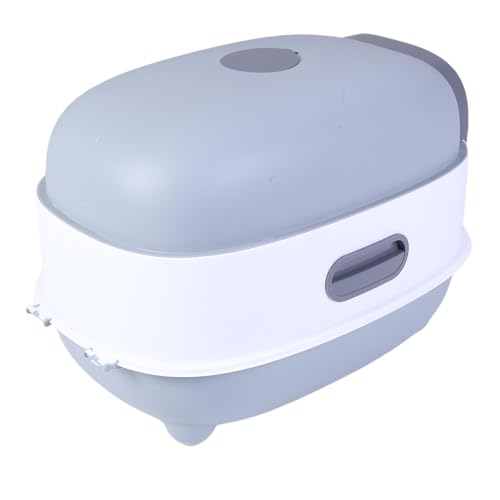 Arenero cerrado grande para gato con tapa y pala miniatura 7