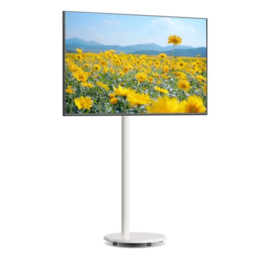 suptek テレビスタンド テレビ台 壁寄せ tvスタンド 自立式モニタースタンド...