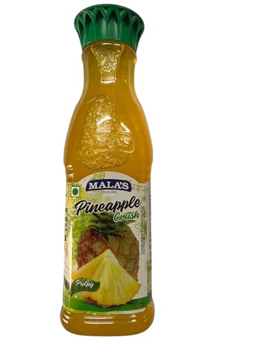 Image of Mala's Crush, Pineapple, 750 Millilitre (Pack of 3)