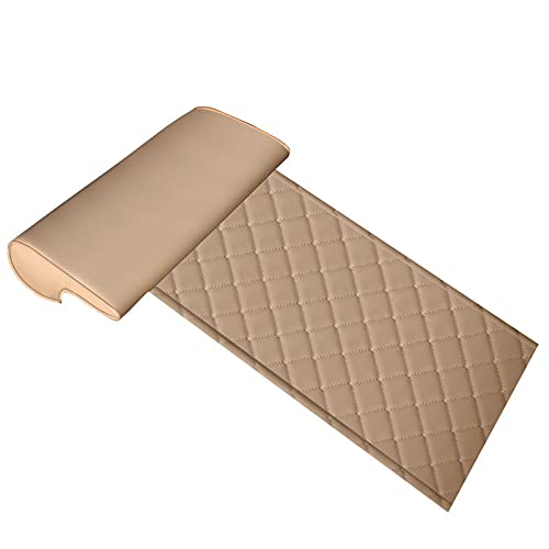 CHEIRS Auto Sitzkissen Mit Komfort Beinstützkissen, Für Autos Busse Züge Office Home Beinauflage Kissen,Beige