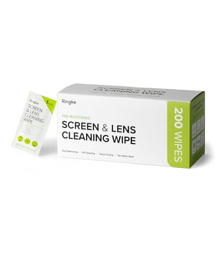 Ya en manzanajugosa.com: Ringke Toallitas de Limpieza para Lentes (Screen and Lens Cleaning Wipes), Toallitas con Alcohol para Pantalla de Teléfono Móvil, Cámara, Gafas, Relojes, y Más - 200 Unidades