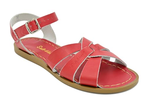 Salt Water Sandals Sun-San Swimmer, Red, Size 7 Toddler