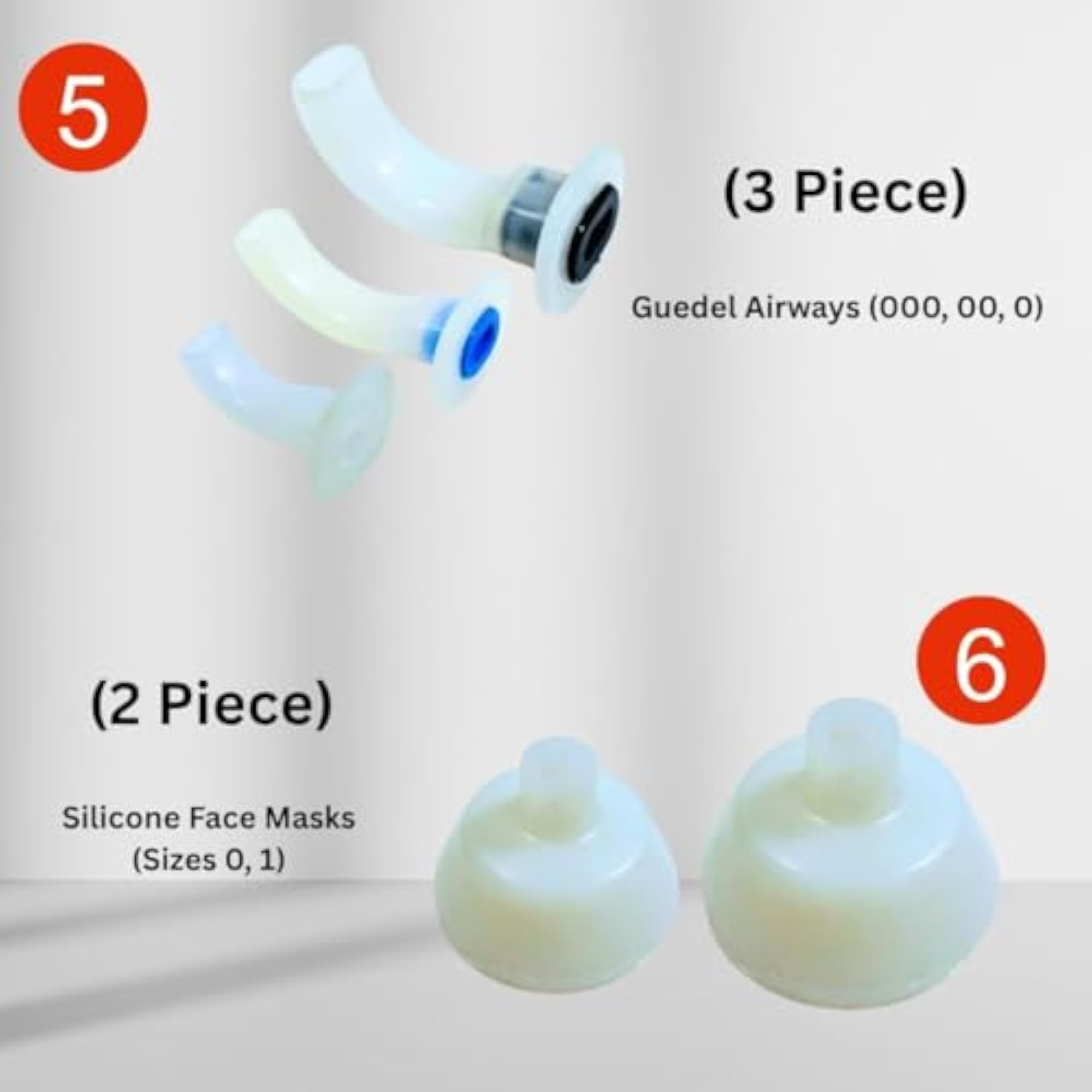 Neonatal Resuscitation Kit with Silicone Resuscitator & Laryngoscope Set