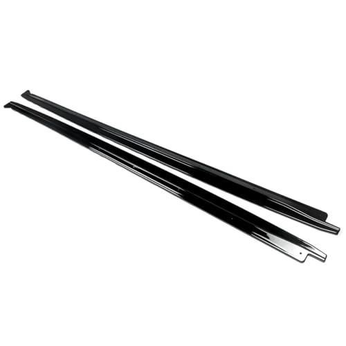 Extensiones de faldón lateral para BMW X5 F15 y X6 F16 en acabado negro brillante