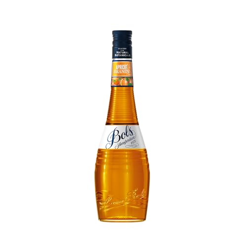 Bols Apricot Brandy Liqueur 50cl - 24 Percent ABV Apricot Flavoured Spirit Crafted with All Natural Botanicals - Artisanal Liqueurs for Cocktails