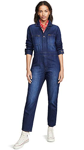Lee Vintage Modern Women's Unionall Jumpsuit, Pacific Blue, X-Small