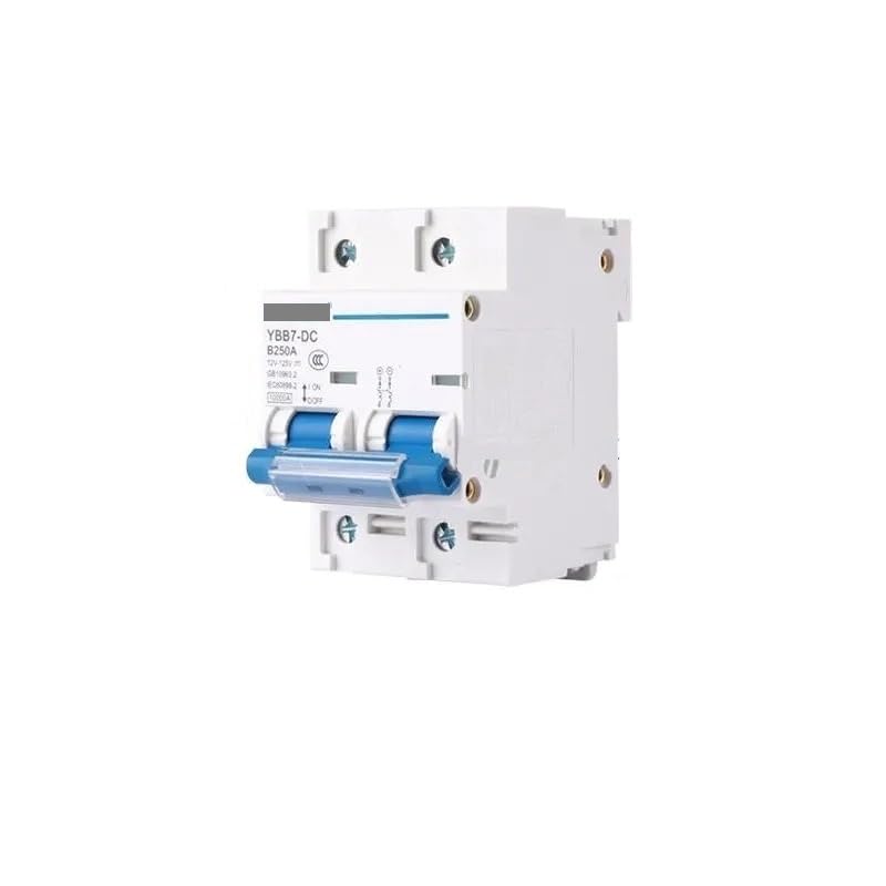 Interruttore Magnetotermico Interruttore Automatico 2P 100A 125A 150A 200A 250A CC 12V 24V 36V 48V 60V 72V 96V 120V Interruttori Automatici(250A)